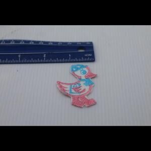 Duck Sew-on Vintage Embroidered Clothing Patch Applique Cute Fun